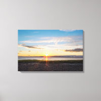 Sunset Over The Saint-Lawrence River