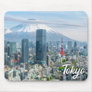 Sunset Over Tokyo, Japan Mouse Pad