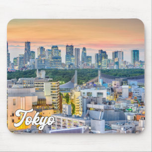 Sunset Over Tokyo, Japan Mouse Pad