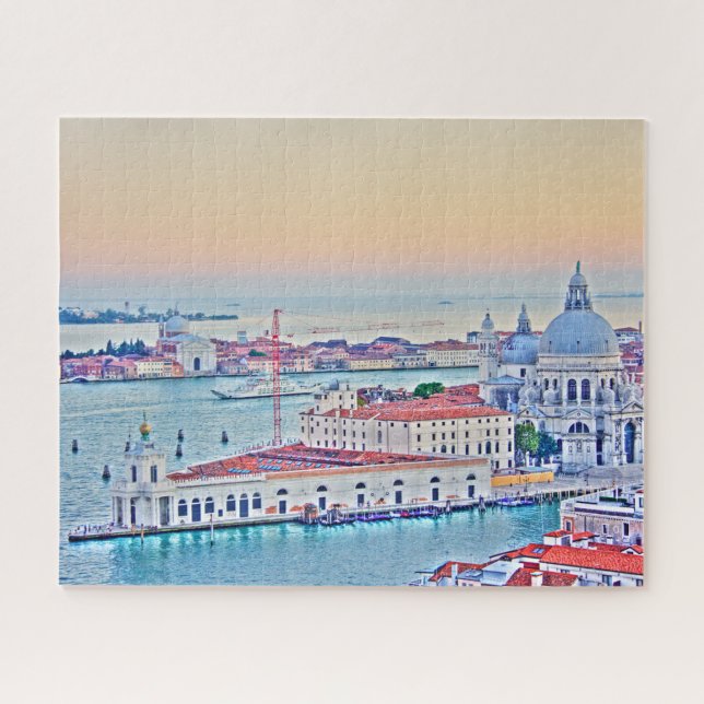 Sunset Over Venice, Italy Jigsaw Puzzle (Horizontal)