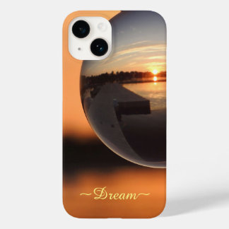 Sunset Over Water Crystal Ball - Dream  Case-Mate iPhone 14 Case