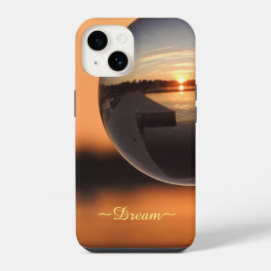 Sunset Over Water Crystal Ball - Dream  iPhone 14 Case