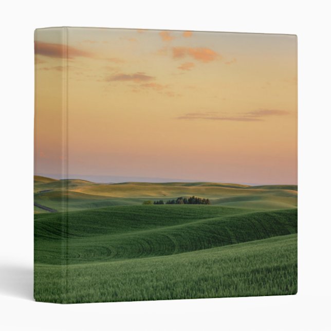 Sunset over Wheat Fields | Washington State Binder (Front/Spine)