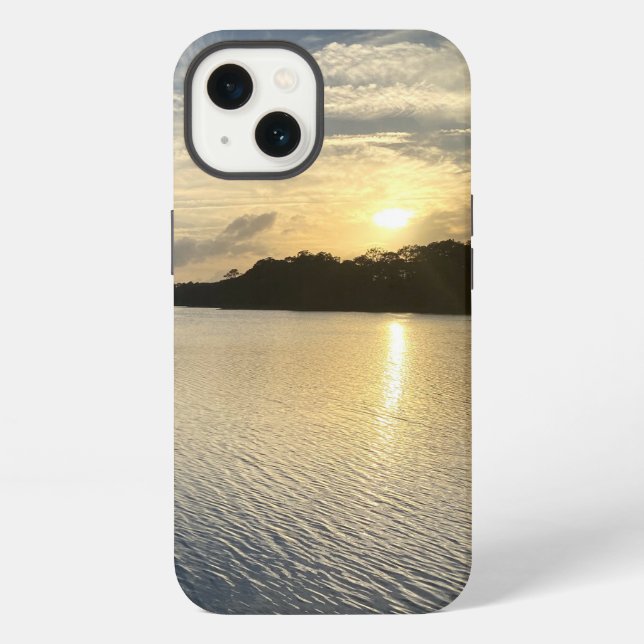 Sunset Over Wildcat Lake iPhone Cases (Back)