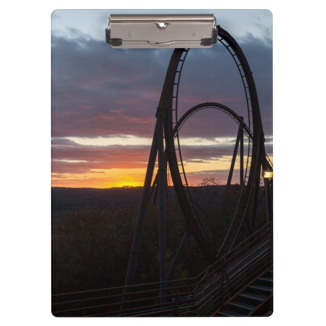 Sunset Over Wildfire Clipboard (Front)
