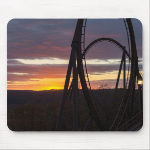 Sunset Over Wildfire Mouse Pad