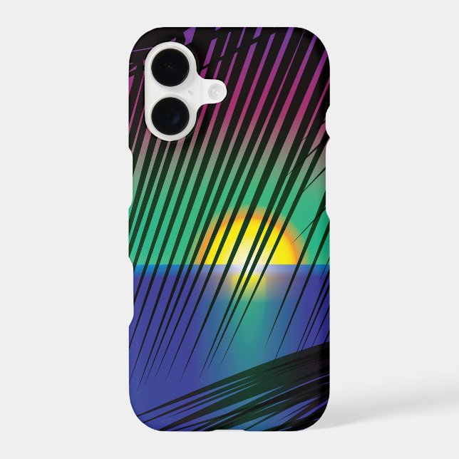Sunset Palm iPhone / iPad case (Back)