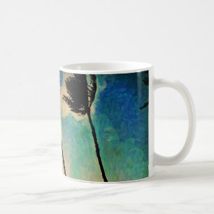 Sunset Palm Tree Mug