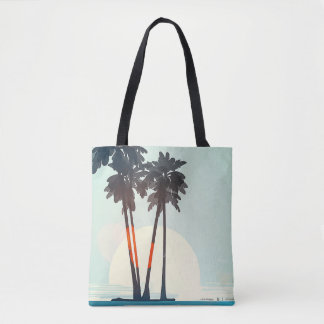 Sunset Palms Tote Bag
