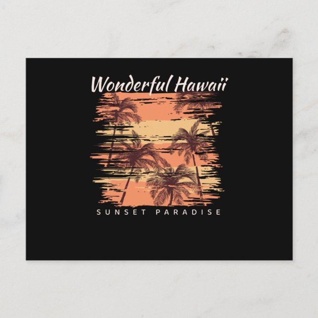 Sunset Paradise Postcard (Front)