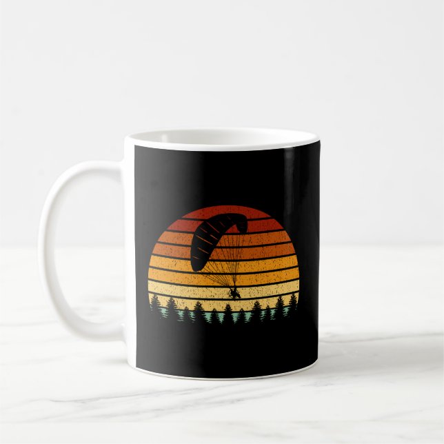 Sunset Paragliding For Paragliders Coffee Mug (Left)