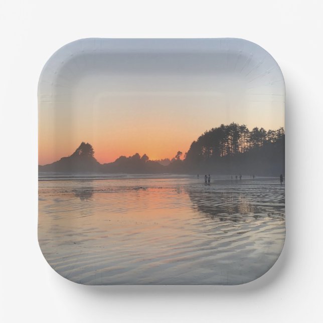 Sunset Party Paper Plates (Front)