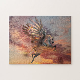 Sunset Pegasus Horse Puzzle