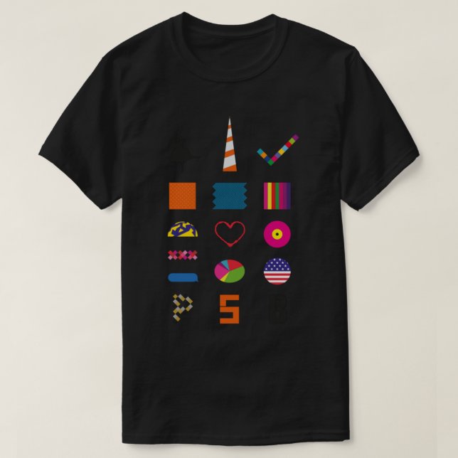 Sunset Pet  Funny Synth Music Band 80s Pop Boys T-Shirt (Design Front)