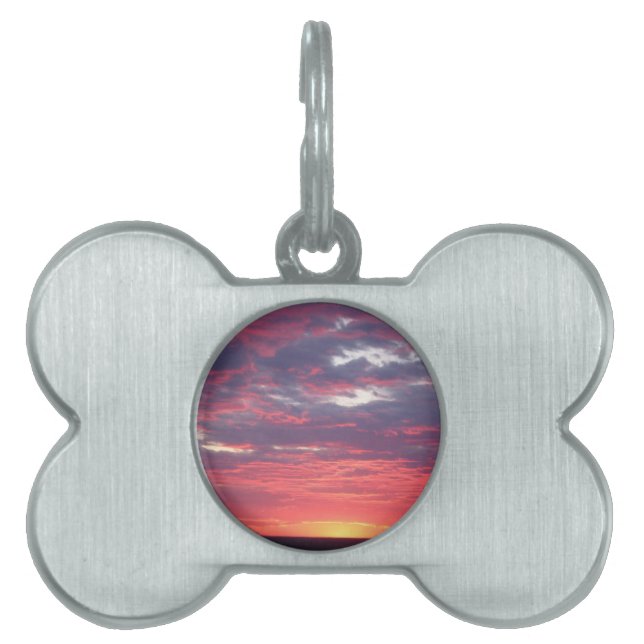 sunset pet ID tag (Front)