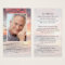 Sunset Photo Funeral Memorial Card