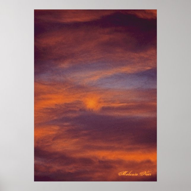Sunset Photo Poster (Front)