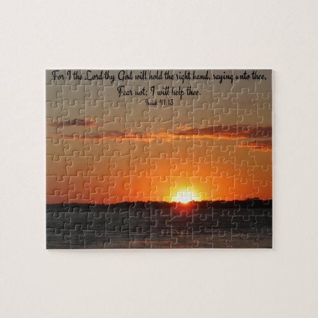 Sunset Photo Posters and Gifts Jigsaw Puzzle (Horizontal)