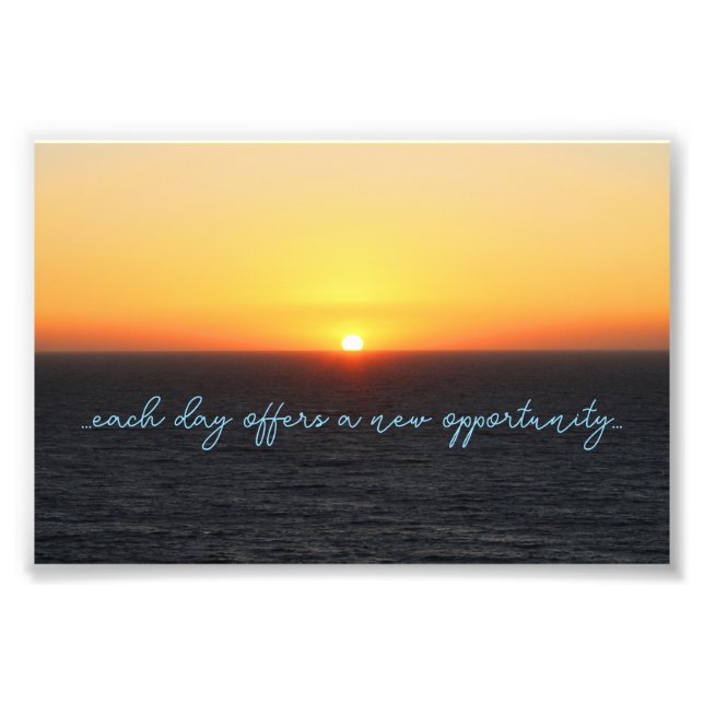 Sunset Photo Print (Front)