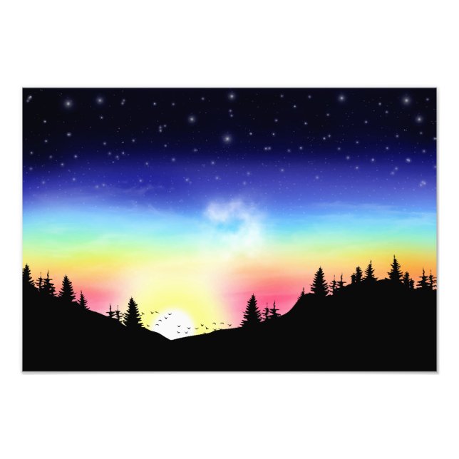 Sunset Photo Print (Front)