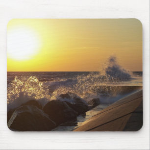 Sunset Pier Mouse Pad