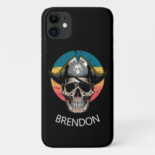 Sunset Pirate Skull Case-Mate iPhone Case