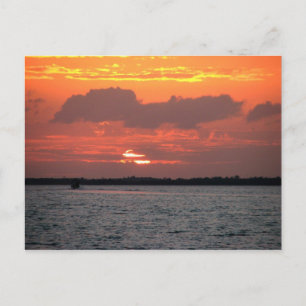 Sunset, Placencia, Belize Postcard