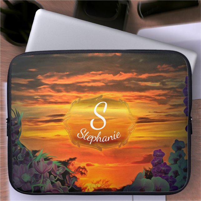 Sunset Plaza Marina 2584 Laptop Sleeve (Creator Uploaded)