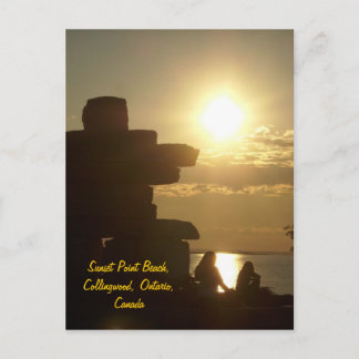Sunset Point Beach, Collingwood, Onta... Postcard