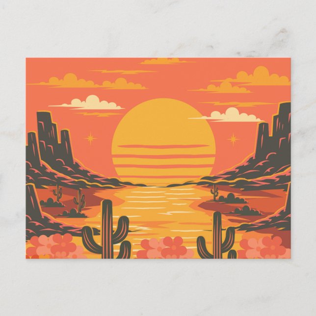 Sunset Postcard (Front)