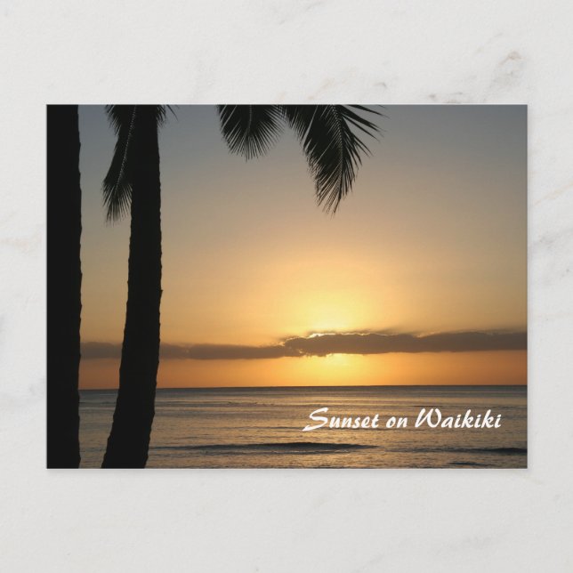 Sunset Postcard (Front)