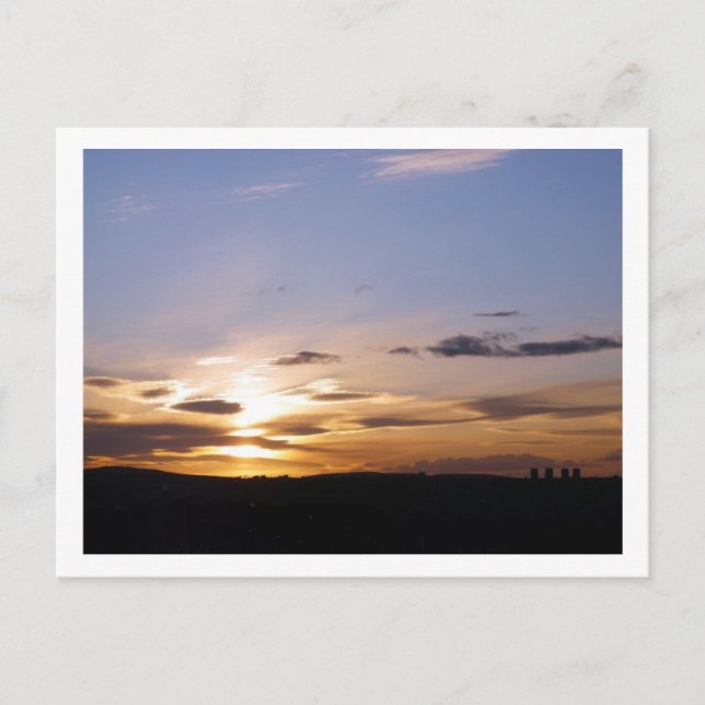 Sunset Postcard (Front)