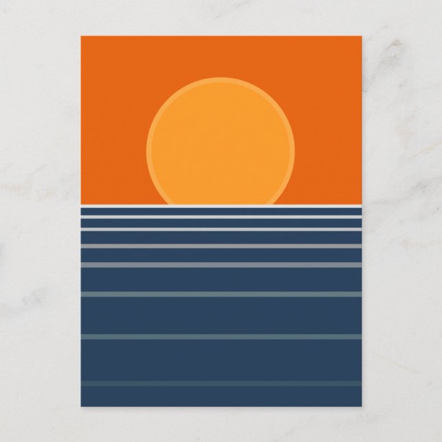 Sunset  postcard (Front)