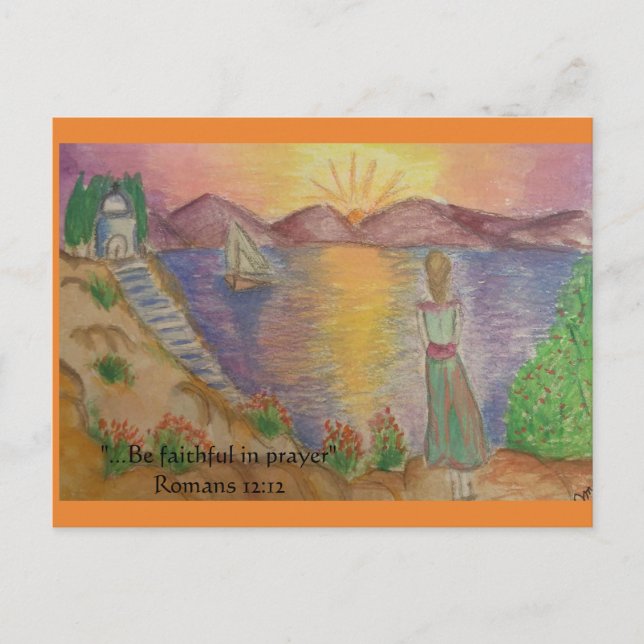 sunset postcard (Front)