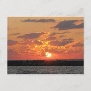 sunset postcard