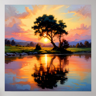 sunset poster