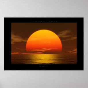 sunset poster