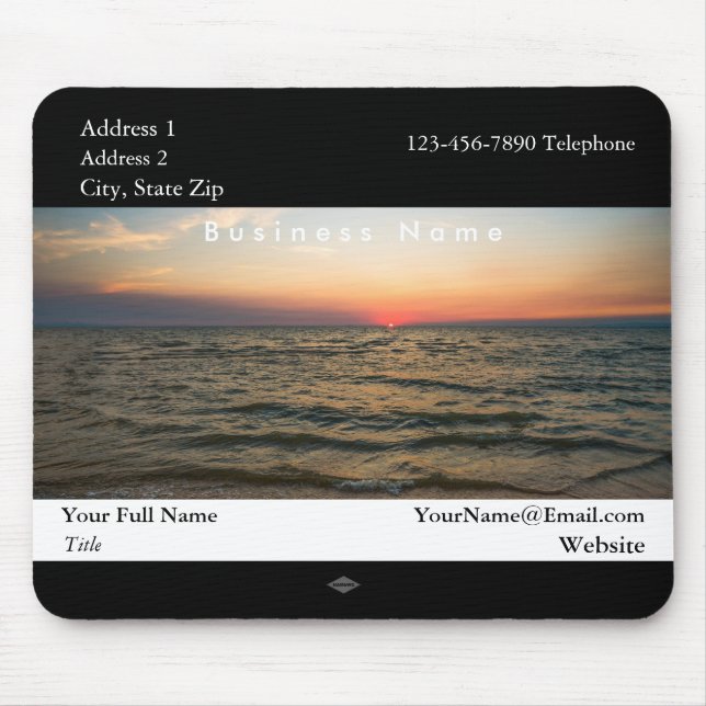 Sunset Promotional Photo Mousepad (Front)