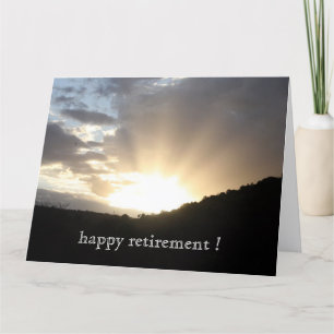 sunset rays retire big card