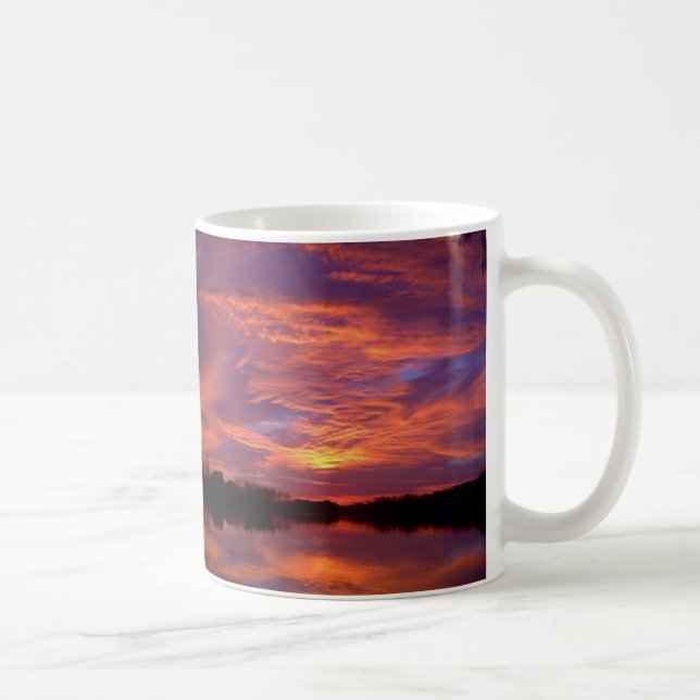 Sunset Red Coffee Mug (Right)