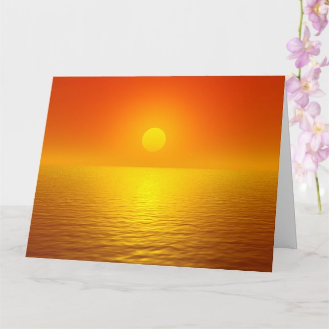 Sunset Reflection Card (Orchid)