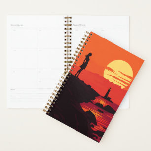 🌅 Sunset Reflection Planner 🧘‍♀️📔