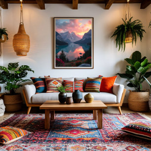 Sunset Reflections Canvas Print