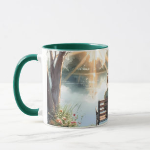 Sunset Reflections Lake Scene Mug