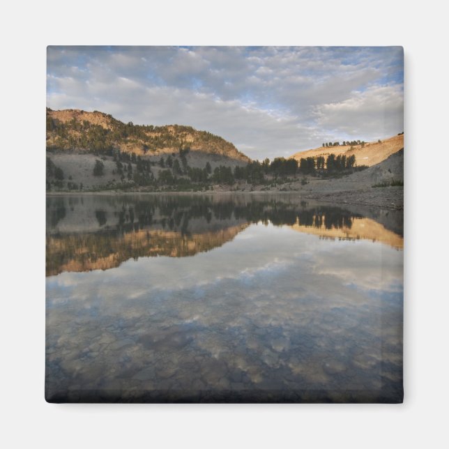 Sunset reflections on Lake Helen, Lassen Magnet (Front)