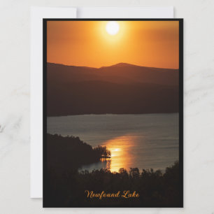 Sunset Reflections on Newfound Lake
