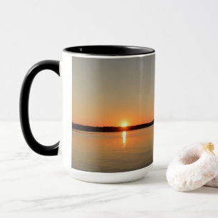 Sunset Reflections On The Water Lake Photo Nature Mug