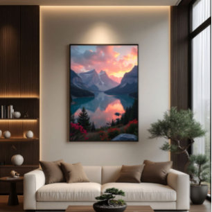 Sunset Reflections Poster