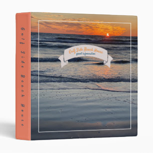 Sunset Rental Beach Guest House Information Binder