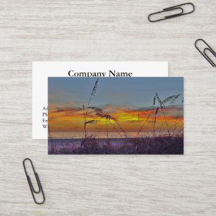 Sunset Retirement Business Cards #11